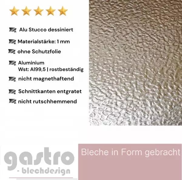 Alu Blech Stucco Musterblech Alu Strukturbleche Alu Blech Stucco Musterblech Alu Strukturbleche